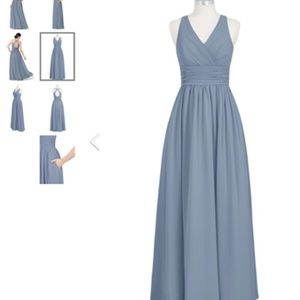 Azazie Natasha in Dusty Blue (A4)